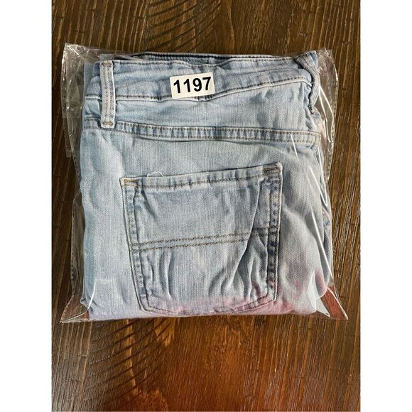 Vintage 90s Distressed Baggy Jeans Tommy Jeans Women 14 32 Light Wash Grunge - Picture 15 of 15
